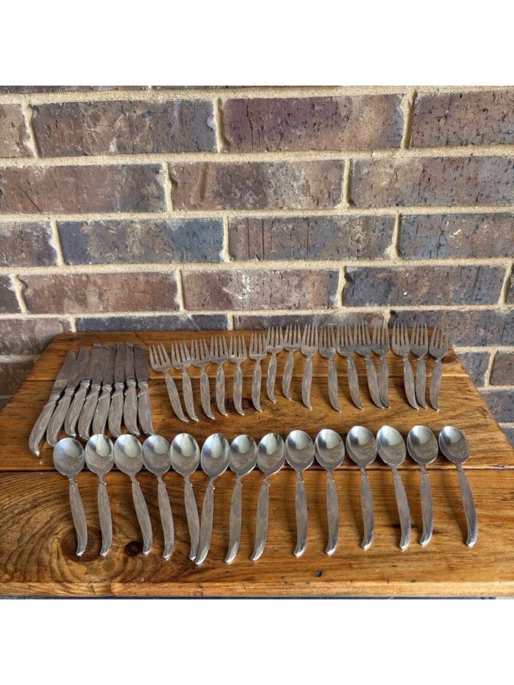 38 Pc 1847 Rogers Bros IS FLAIR Silver Plate Flatware Polished